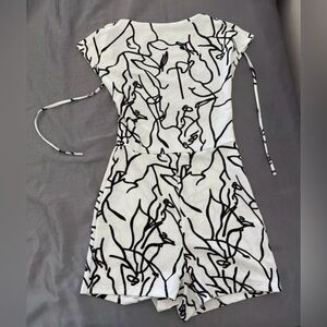 Black and White Woman Jumpsuit